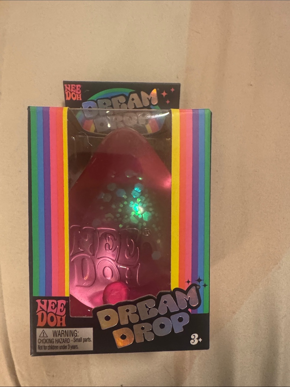 Needoh Dream Drop Squeeze Toy - Pink
